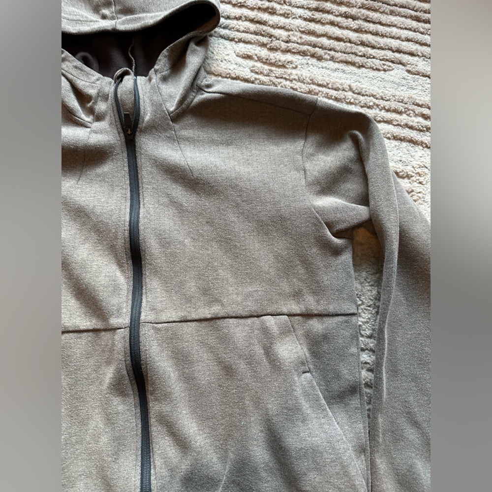 REI outdoor taupe colored zip up jacket - Picture 3 of 12